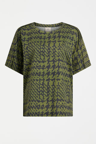 Elk Agnes Tshirt - Portus Print | Pink Poppies