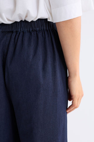 Elk Albez Pant - Dark Blue Denim | Pink Poppies