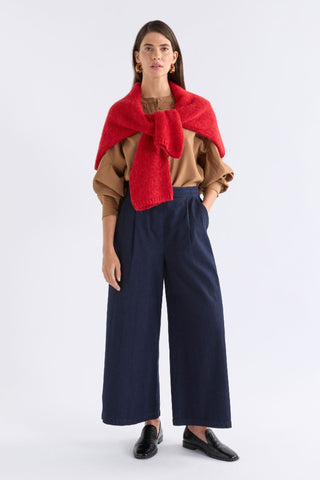 Elk Albez Pant - Dark Blue Denim | Pink Poppies