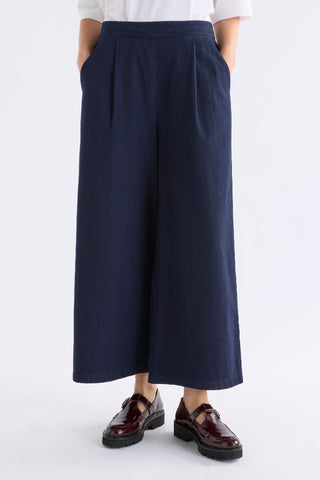 Elk Albez Pant - Dark Blue Denim | Pink Poppies