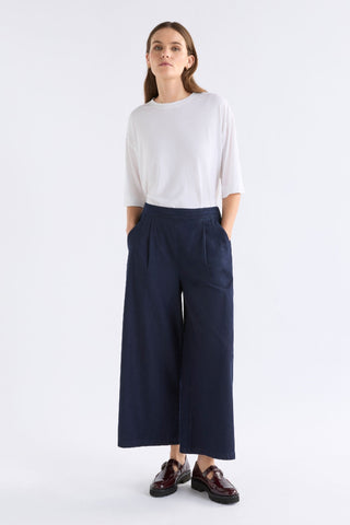 Elk Albez Pant - Dark Blue Denim | Pink Poppies