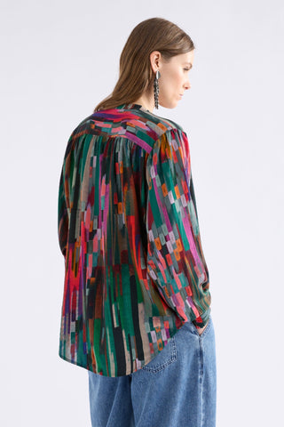 Elk Amalia Top - Mella Print | Pink Poppies