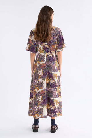 Elk Aube Dress - Lantis Print | Pink Poppies