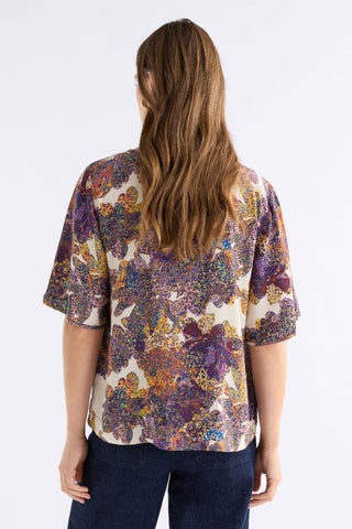 Elk Aube Top - Lantis Print | Pink Poppies