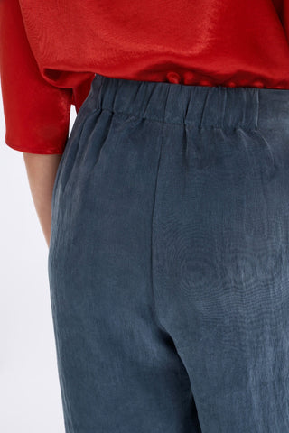 Elk Delme Pant - Blue Steel | Pink Poppies