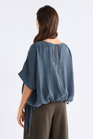 Elk Delme Top - Blue Steel | Pink Poppies