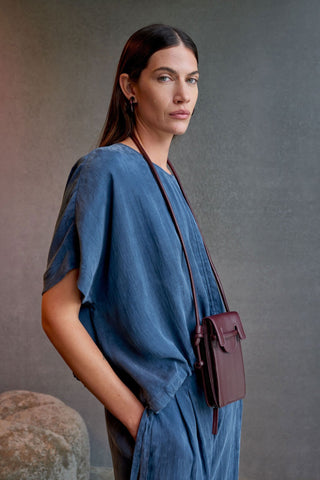 Elk Delme Top - Blue Steel | Pink Poppies