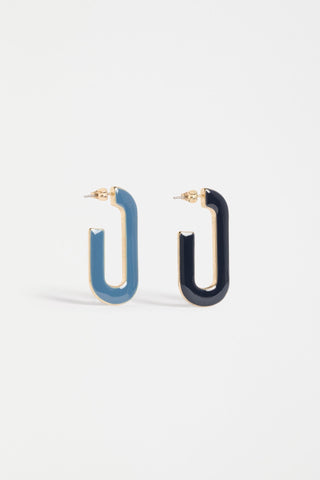 Elk Earrings Gresen Hoop - Ocean Blue | Pink Poppies