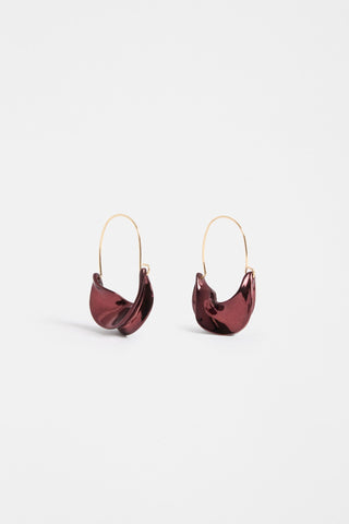 Elk Earrings Siita Hoop - Espresso | Pink Poppies