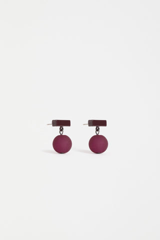 Elk Earrings Sjetka - Shiraz | Pink Poppies