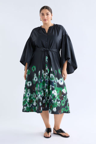 Elk Eller Dress - Arkite Print | Pink Poppies