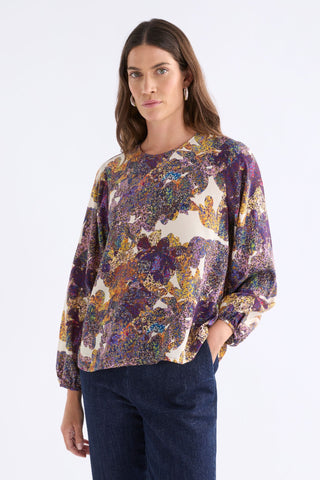 Elk Elsen Top - Lantis Print | Pink Poppies