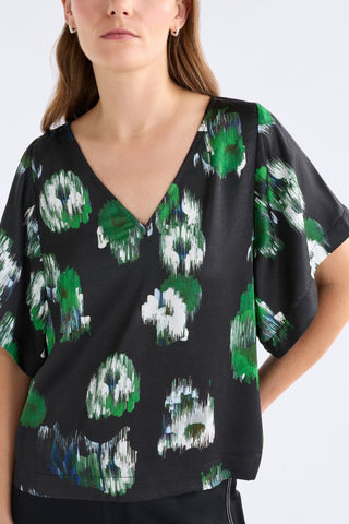 Elk Foret Top - Arkite Print | Pink Poppies