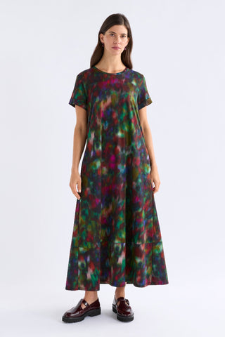 Elk Haki Dress - Jord Print | Pink Poppies