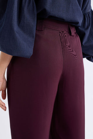 Elk Hullu Pant - Shiraz | Pink Poppies