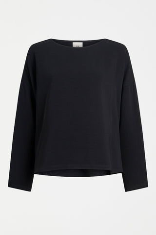 Elk Linea Top - Black | Pink Poppies