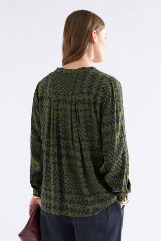 Elk Maar Top - Portus Print | Pink Poppies