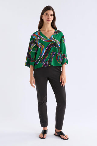 Elk Metz Top - Facet Print [sz:size 8]