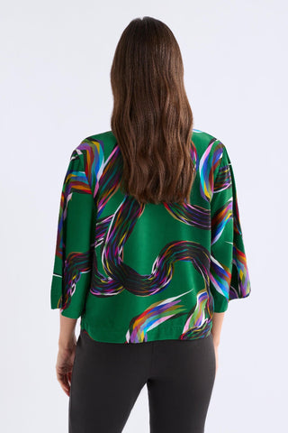 Elk Metz Top - Facet Print [sz:size 8]
