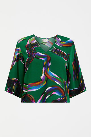 Elk Metz Top - Facet Print [sz:size 8]