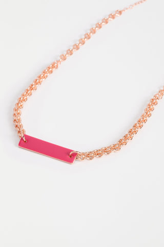 Elk Necklace Gressen - Geranium | Pink Poppies