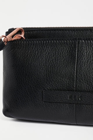 Elk Polben Crossbody - Black | Pink Poppies