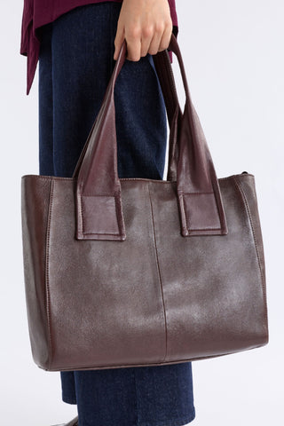 Elk Rahni Tote - Espresso | Pink Poppies