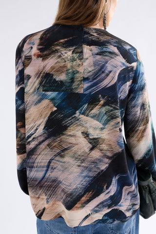 Elk Sofi Top - Holte Print | Pink Poppies