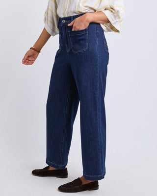 Elm Alyssa Front Pocket Jean - Sapphire | Pink Poppies