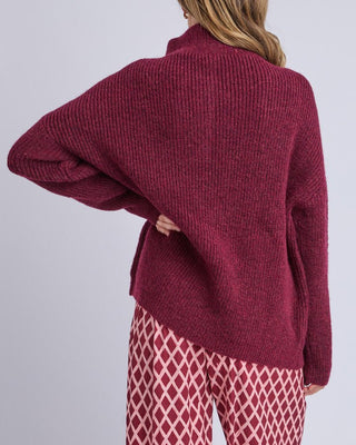 Elm Bron Button Knit | Pink Poppies