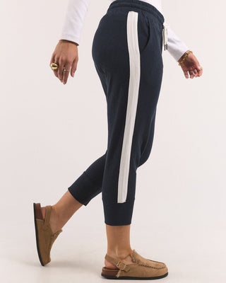 Elm Brunch Pant - Side Tape Classic Navy And White Stripe [sz:size 6]