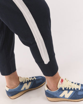 Elm Brunch Pant - Side Tape Classic Navy And White Stripe [sz:size 6]