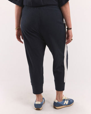 Elm Brunch Pant - Side Tape Classic Navy And White Stripe [sz:size 6]