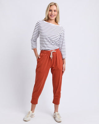 Elm Brunch Pants - Earth Brown | Pink Poppies