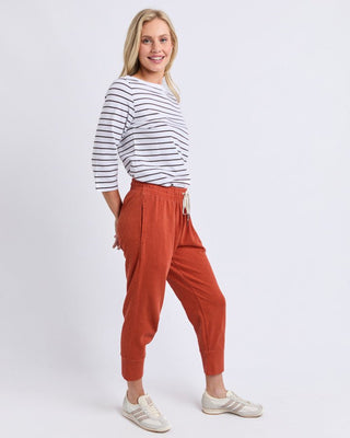 Elm Brunch Pants - Earth Brown | Pink Poppies