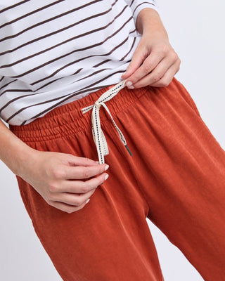 Elm Brunch Pants - Earth Brown | Pink Poppies
