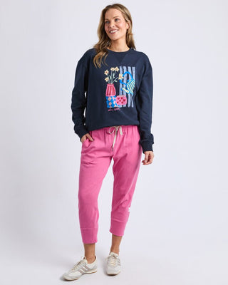 Elm Brunch Pants - Hot Pink | Pink Poppies