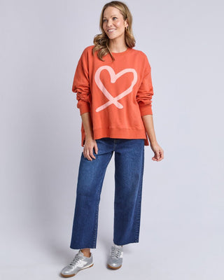 Elm Crew Elin - Orange | Pink Poppies
