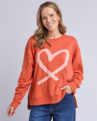 Elm Crew Elin - Orange | Pink Poppies