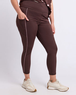 Elm Freedom 11 Legging - Chocolate [sz:size 10]