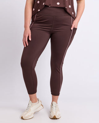 Elm Freedom 11 Legging - Chocolate [sz:size 10]