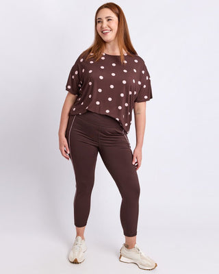 Elm Freedom 11 Legging - Chocolate [sz:size 10]