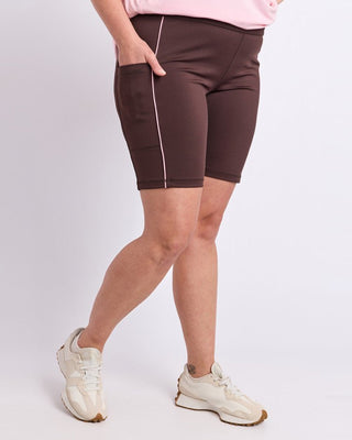 Elm Freedom Bike Short - Chocolate [sz:size 10]