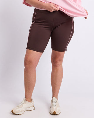 Elm Freedom Bike Short - Chocolate [sz:size 10]
