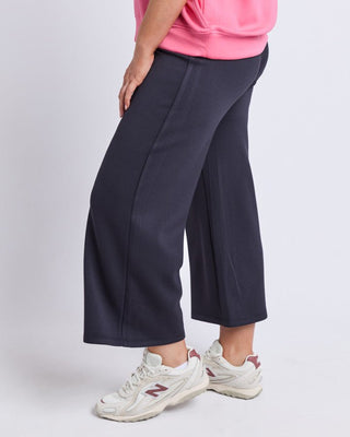Elm Freedom Boot Pant Cropped - Midnight Navy [sz:size 10]
