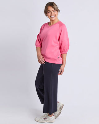 Elm Freedom Boot Pant Cropped - Midnight Navy [sz:size 10]
