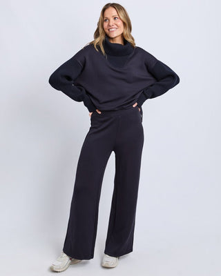 Elm Freedom Boot Pant - Midnight Navy | Pink Poppies