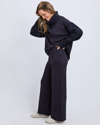 Elm Freedom Boot Pant - Midnight Navy | Pink Poppies