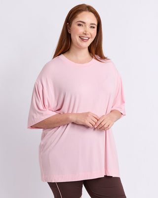 Elm Freedom Oversized Tee - Pale Pink [sz:size 10]