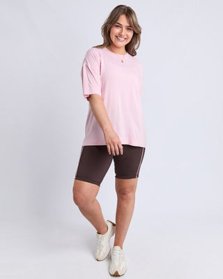 Elm Freedom Oversized Tee - Pale Pink [sz:size 10]